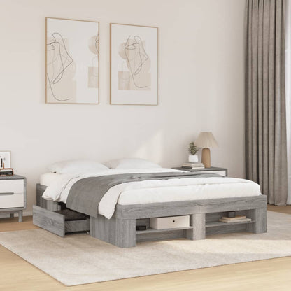 Giroletto Grigio Sonoma 120x190 cm in Legno Multistrato | homemem39