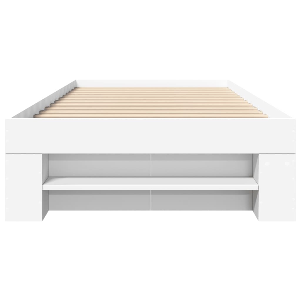 Giroletto Bianco 90x190 cm in Legno Multistrato - homemem39