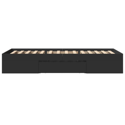 Giroletto Nero 90x190 cm in Legno Multistrato