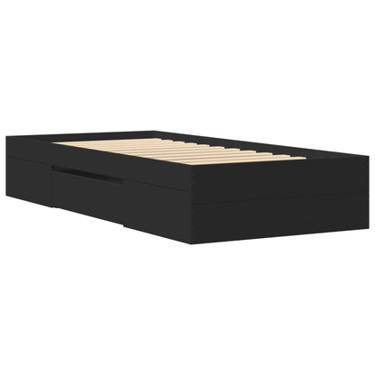 Giroletto Nero 90x190 cm in Legno Multistrato