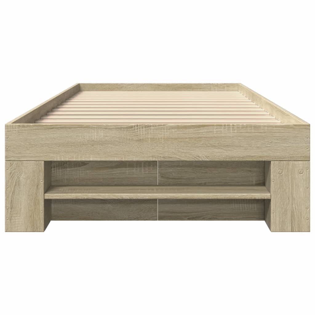 Giroletto senza Materasso Rovere Sonoma 90x190 cm in Truciolato