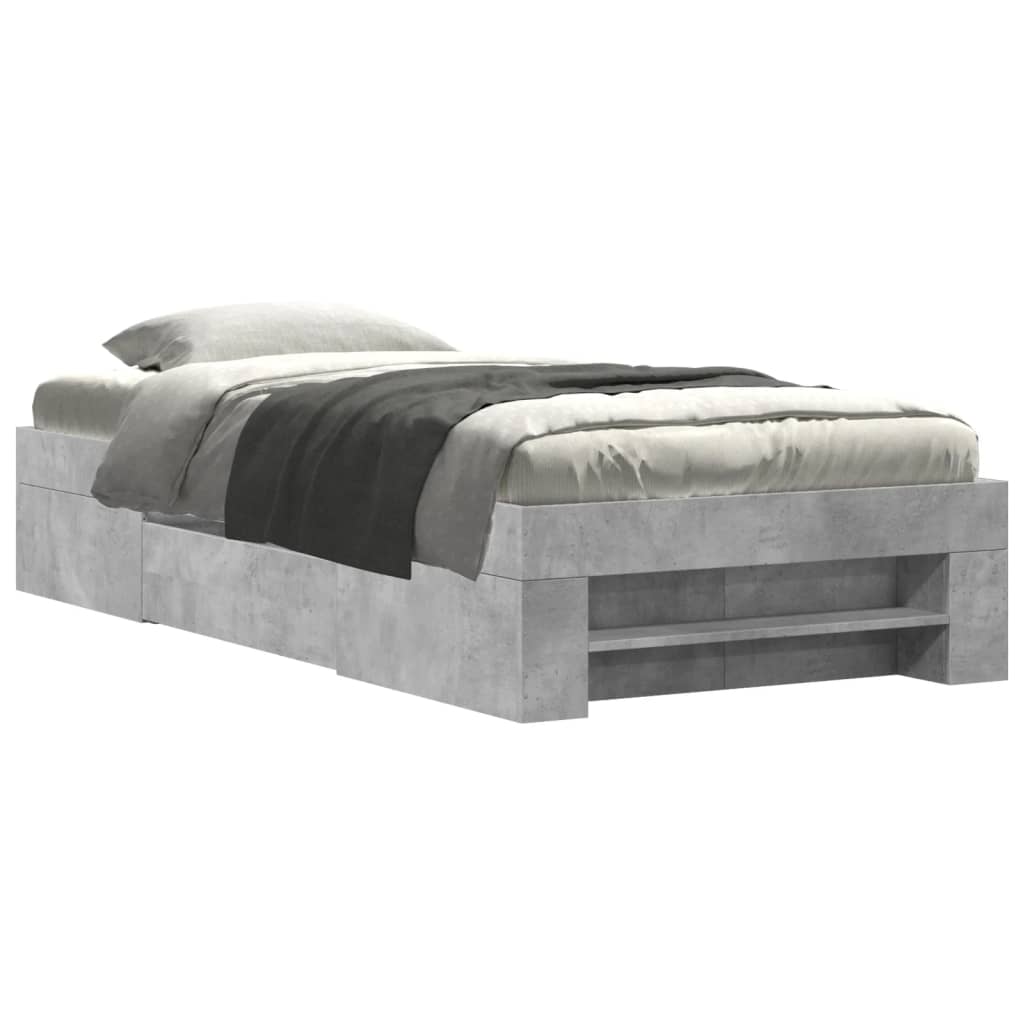 Giroletto Grigio Cemento 90x190 cm in Legno Multistrato