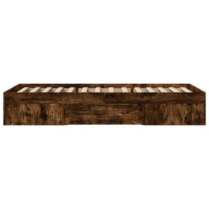 Giroletto senza Materasso Rovere Fumo 90x190 cm in Truciolato