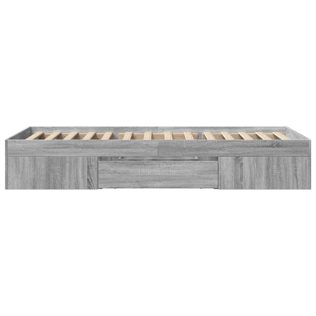 Giroletto Grigio Sonoma 90x190 cm in Legno Multistrato