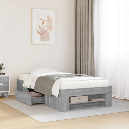 Giroletto Grigio Sonoma 90x190 cm in Legno Multistrato