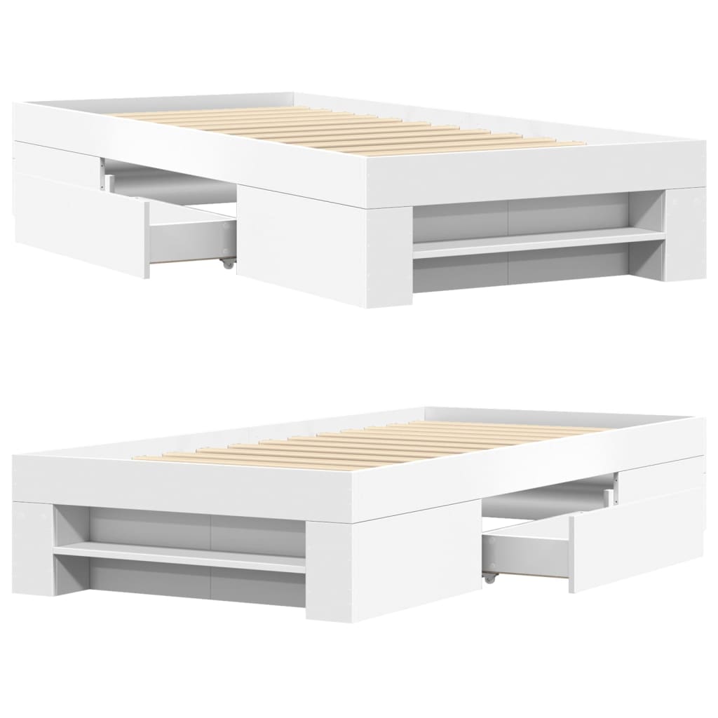 Giroletto Bianco 75x190 cm in Legno Multistrato