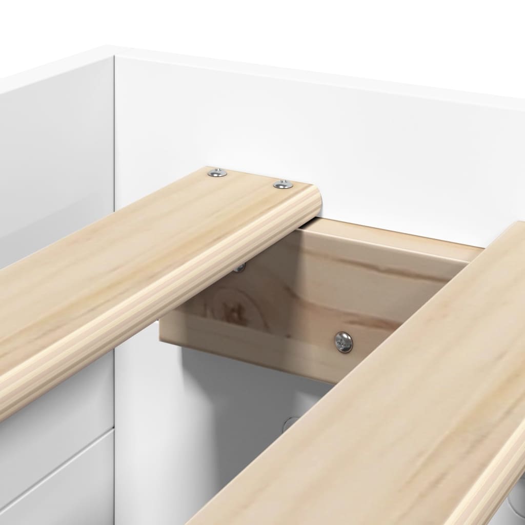 Giroletto Bianco 75x190 cm in Legno Multistrato