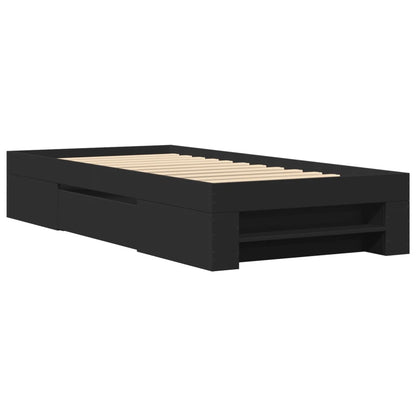 Giroletto Nero 75x190 cm in Legno Multistrato | homemem39