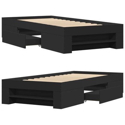Giroletto Nero 75x190 cm in Legno Multistrato