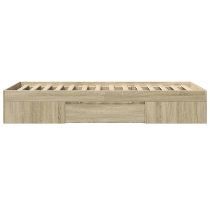 Giroletto senza Materasso Rovere Sonoma 75x190 cm in Truciolato | homemem39