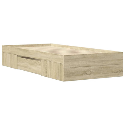 Giroletto senza Materasso Rovere Sonoma 75x190 cm in Truciolato