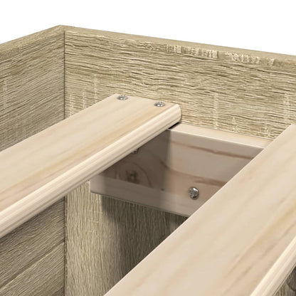 Giroletto senza Materasso Rovere Sonoma 75x190 cm in Truciolato