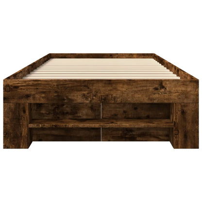 Giroletto senza Materasso Rovere Fumo 75x190 cm in Truciolato | homemem39