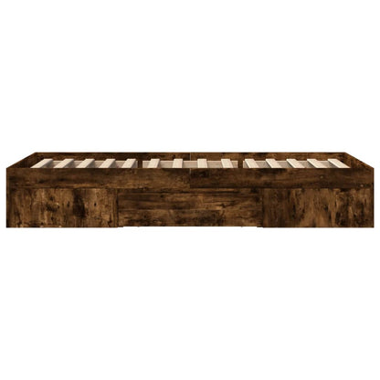Giroletto senza Materasso Rovere Fumo 75x190 cm in Truciolato