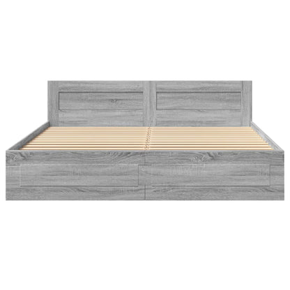 Giroletto Testiera Grigio Sonoma 200x200 cm Legno Multistrato | homemem39