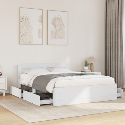 Giroletto con Testiera senza Materasso Bianco 120x200 cm | homemem39