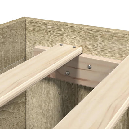 Giroletto Testiera Rovere Sonoma 120x200 cm Legno Multistrato - homemem39