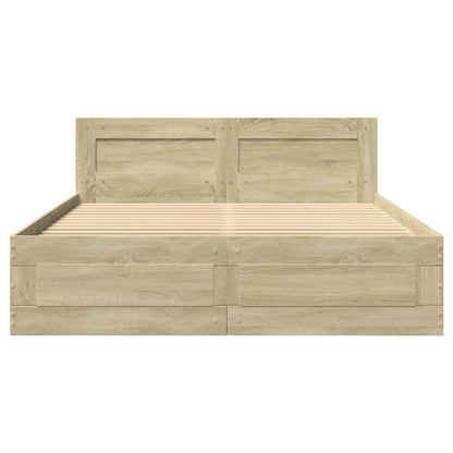 Giroletto Testiera Rovere Sonoma 120x190 cm Legno Multistrato | homemem39