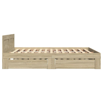 Giroletto Testiera Rovere Sonoma 120x190 cm Legno Multistrato