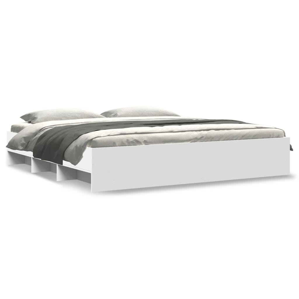 Giroletto Bianco 200x200 cm in Legno Multistrato | homemem39