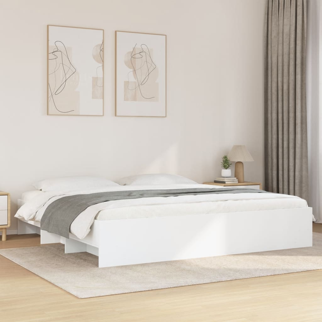 Giroletto Bianco 200x200 cm in Legno Multistrato | homemem39