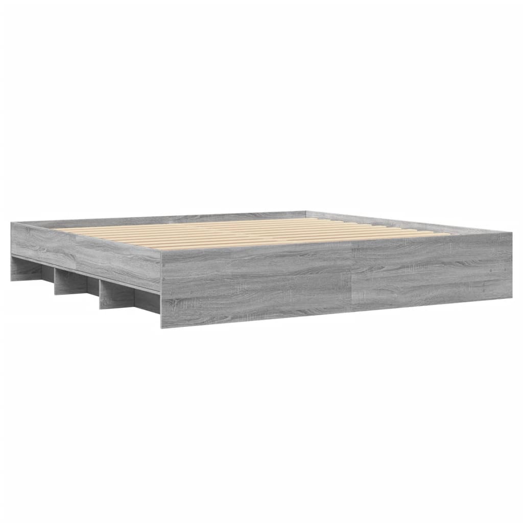 Giroletto Grigio Sonoma 200x200 cm in Legno Multistrato - homemem39