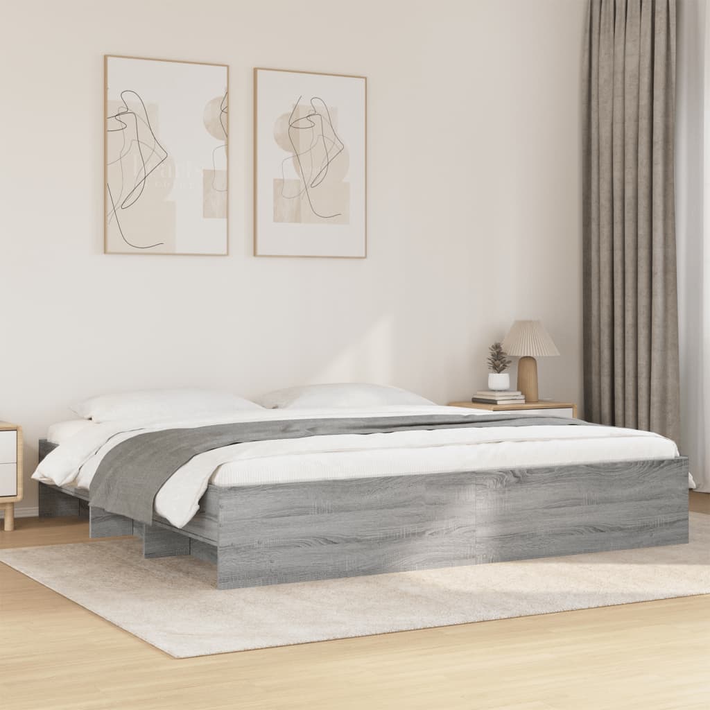 Giroletto Grigio Sonoma 200x200 cm in Legno Multistrato - homemem39