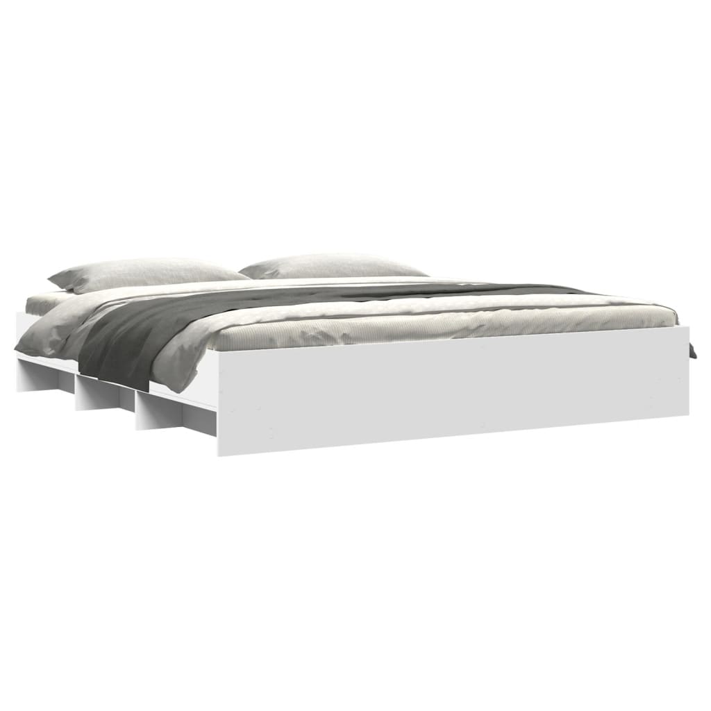 Giroletto senza Materasso Bianco 180x200 cm Legno Multistrato | homemem39
