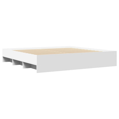 Giroletto senza Materasso Bianco 180x200 cm Legno Multistrato | homemem39