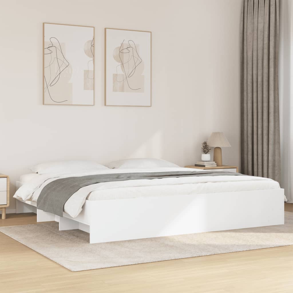 Giroletto senza Materasso Bianco 180x200 cm Legno Multistrato | homemem39