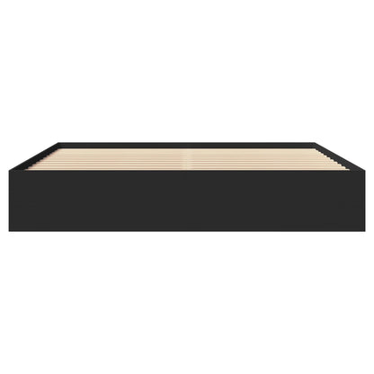 Giroletto senza Materasso Nero 180x200 cm in Legno Multistrato | homemem39
