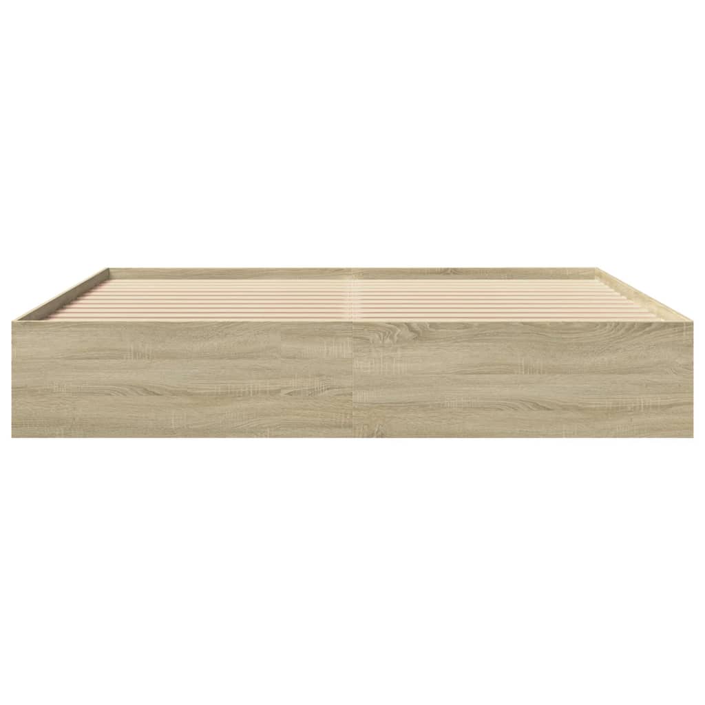 Giroletto senza Materasso Rovere Sonoma 180x200cm in Truciolato