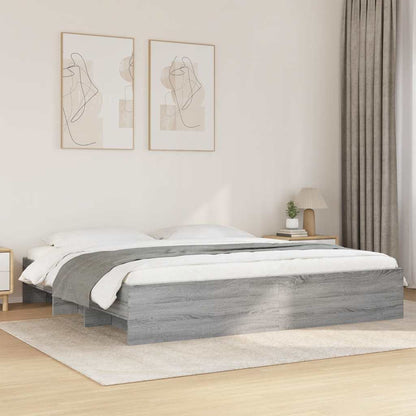 Giroletto senza Materasso Grigio Sonoma 180x200 cm Truciolato | homemem39