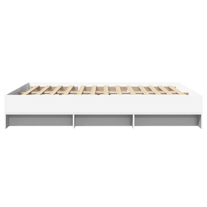Giroletto senza Materasso Bianco 160x200cm in Legno Multistrato | homemem39