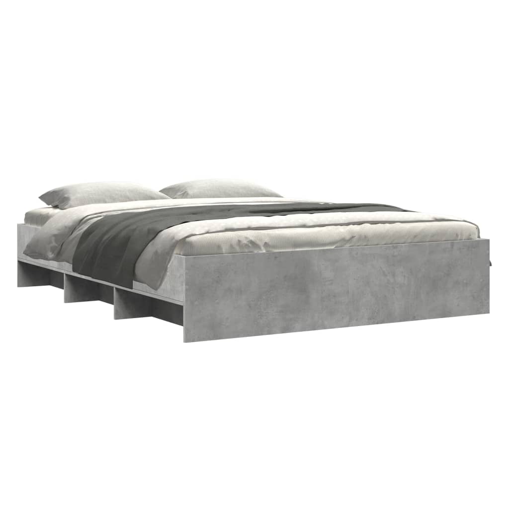 Giroletto senza Materasso Grigio Cemento 160x200cm Truciolato | homemem39