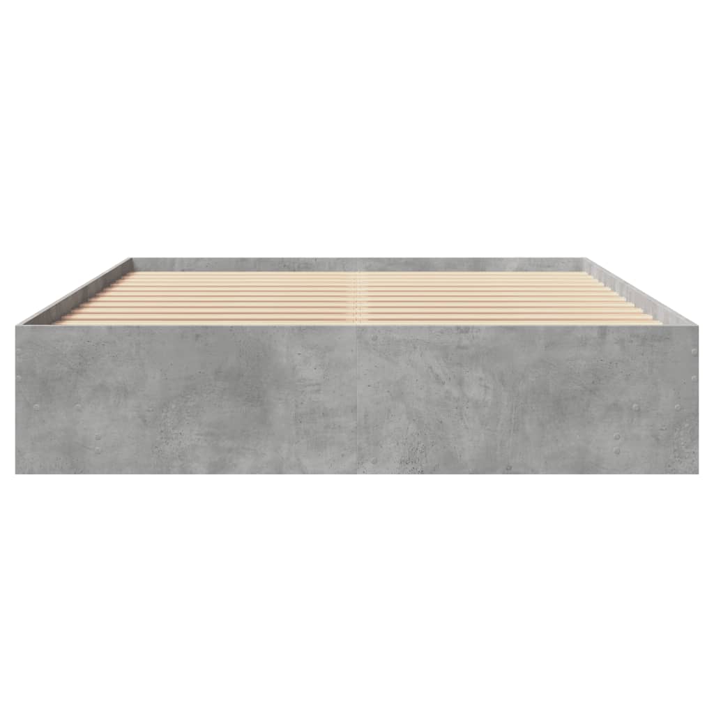 Giroletto senza Materasso Grigio Cemento 160x200cm Truciolato | homemem39