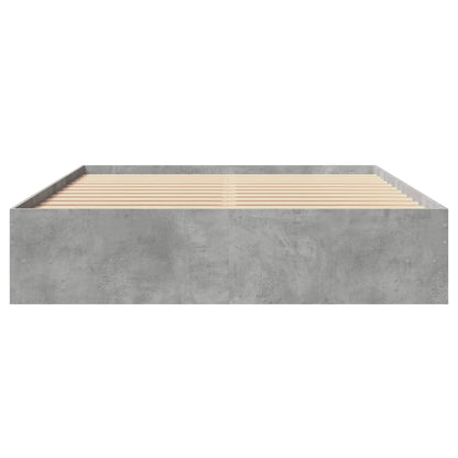 Giroletto senza Materasso Grigio Cemento 160x200cm Truciolato | homemem39