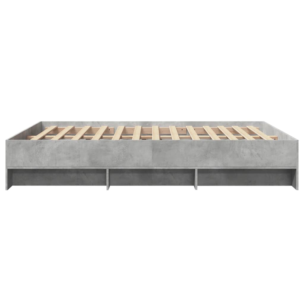 Giroletto senza Materasso Grigio Cemento 160x200cm Truciolato | homemem39