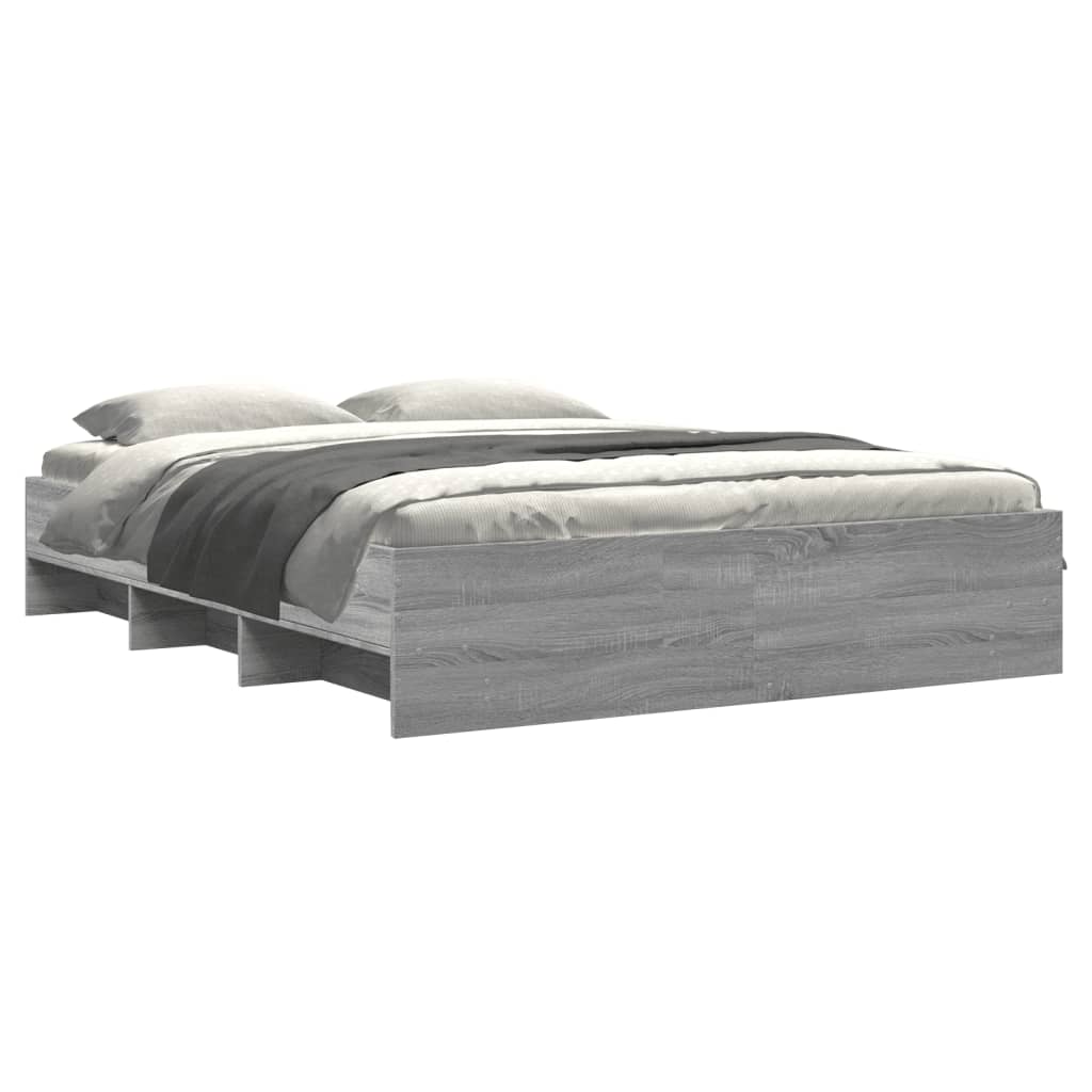 Giroletto senza Materasso Grigio Sonoma 160x200 cm Truciolato | homemem39