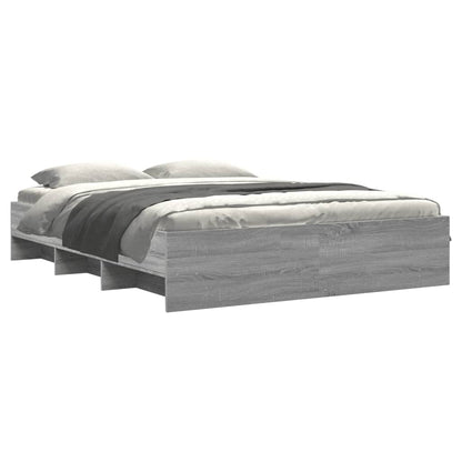 Giroletto senza Materasso Grigio Sonoma 160x200 cm Truciolato | homemem39