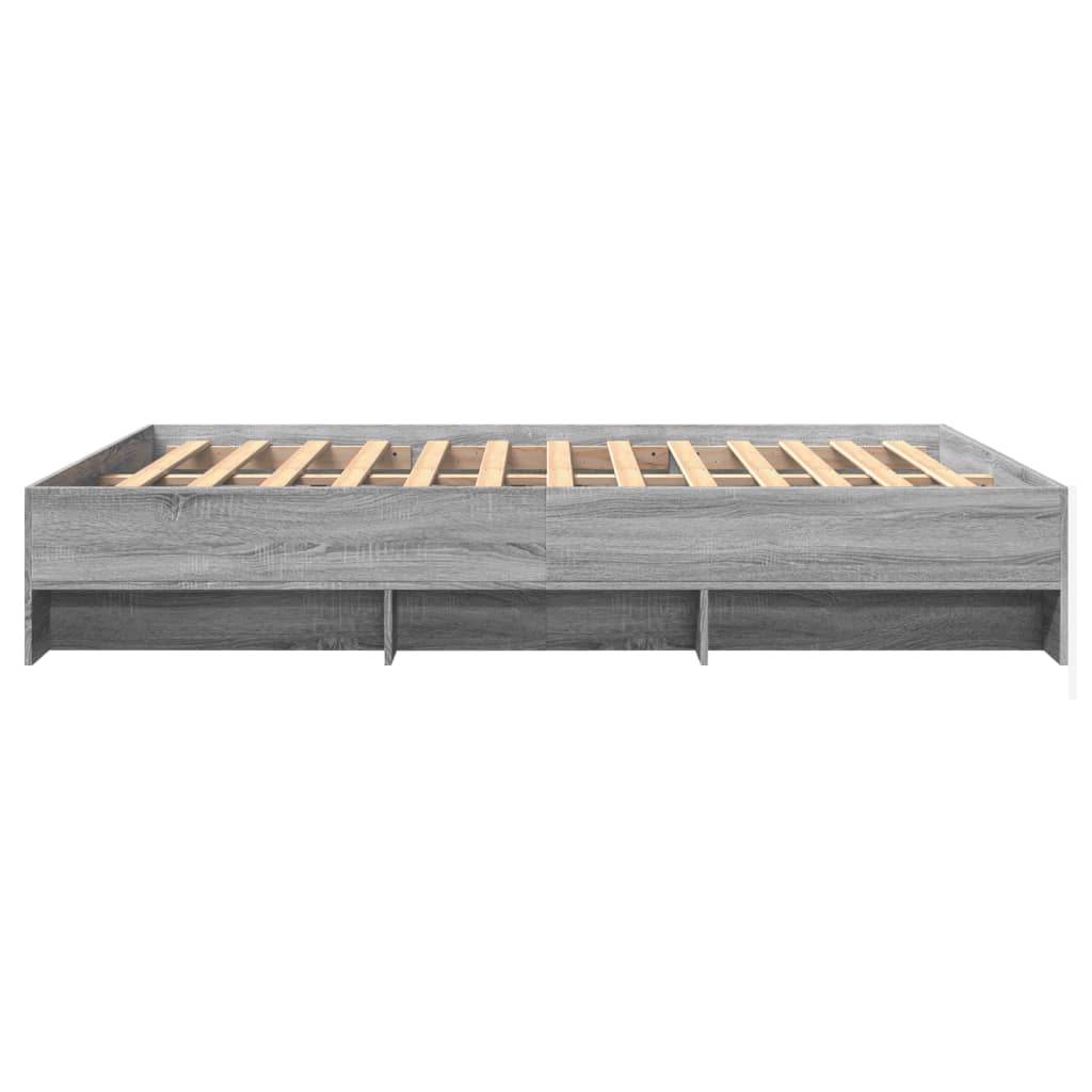 Giroletto senza Materasso Grigio Sonoma 160x200 cm Truciolato | homemem39