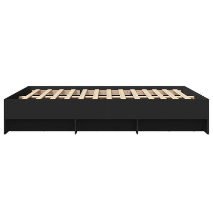 Giroletto Nero 150x200 cm in Legno Multistrato | homemem39