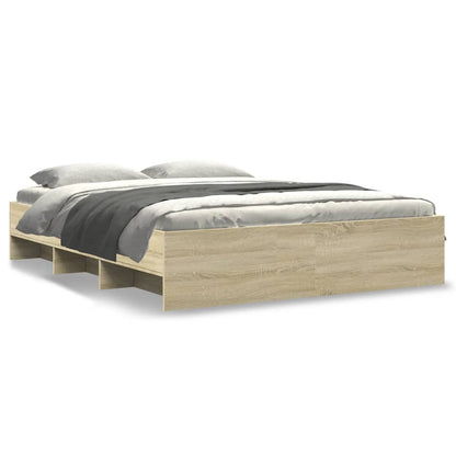 Giroletto senza Materasso Rovere Sonoma 150x200cm in Truciolato | homemem39