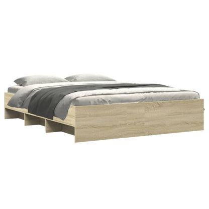 Giroletto senza Materasso Rovere Sonoma 150x200cm in Truciolato | homemem39