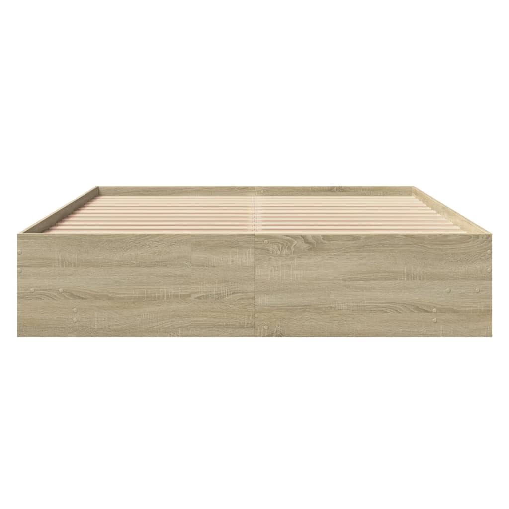 Giroletto senza Materasso Rovere Sonoma 150x200cm in Truciolato | homemem39