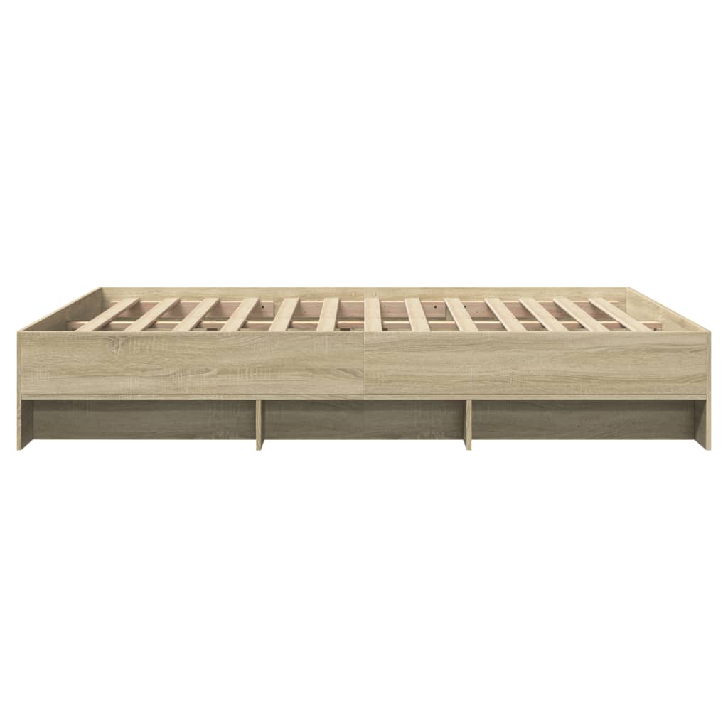 Giroletto senza Materasso Rovere Sonoma 150x200cm in Truciolato | homemem39