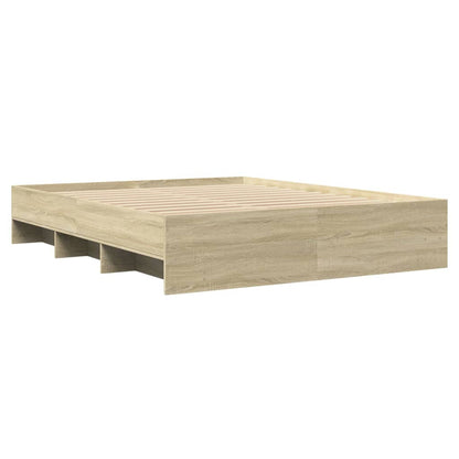 Giroletto senza Materasso Rovere Sonoma 150x200cm in Truciolato | homemem39