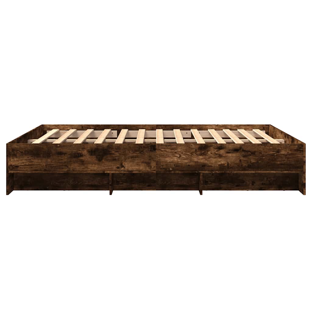 Giroletto senza Materasso Rovere Fumo 150x200 cm in Truciolato | homemem39