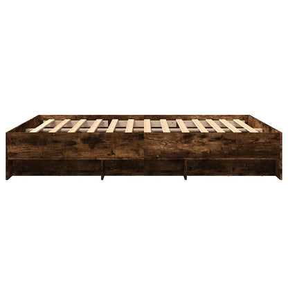 Giroletto senza Materasso Rovere Fumo 150x200 cm in Truciolato | homemem39
