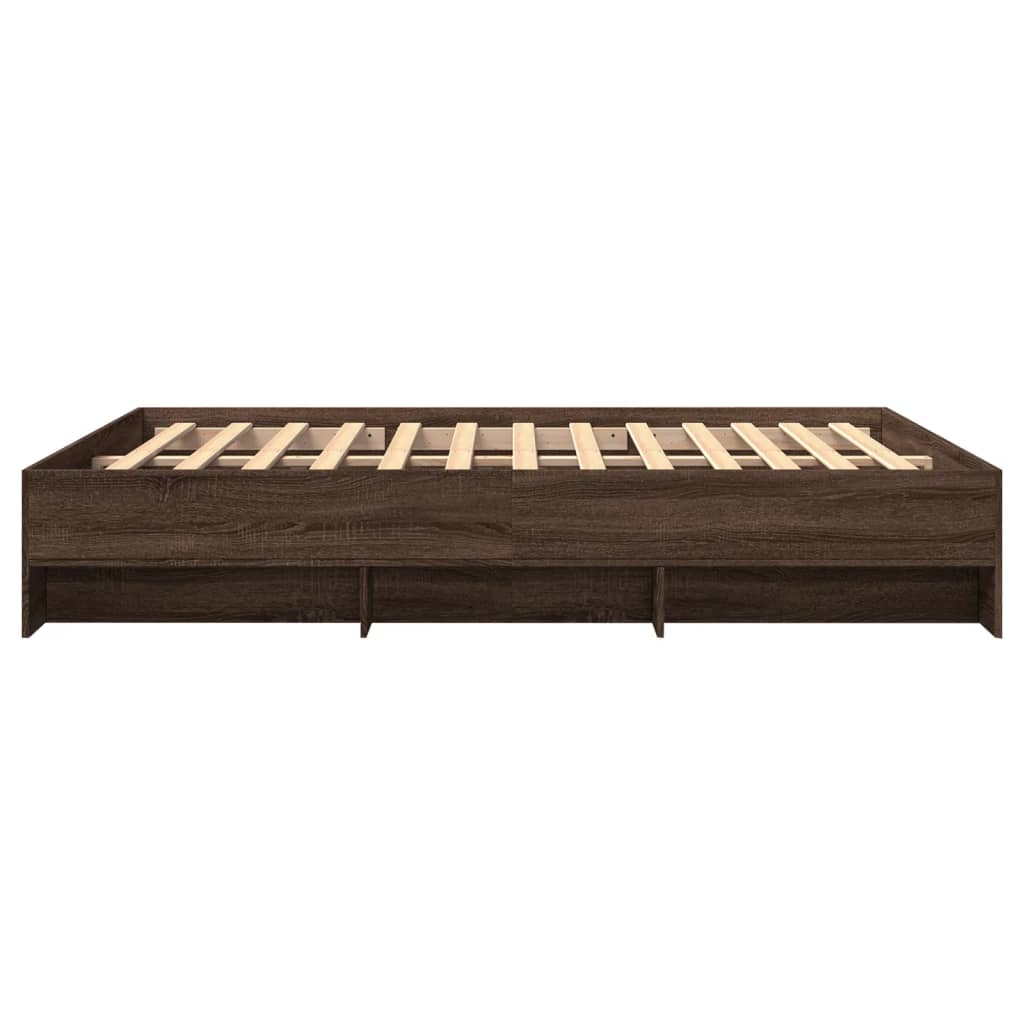 Giroletto senza Materasso Rovere Marrone 150x200 cm Truciolato | homemem39